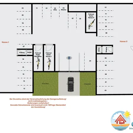 Apartment Hanseresidenz I Whg 22 *